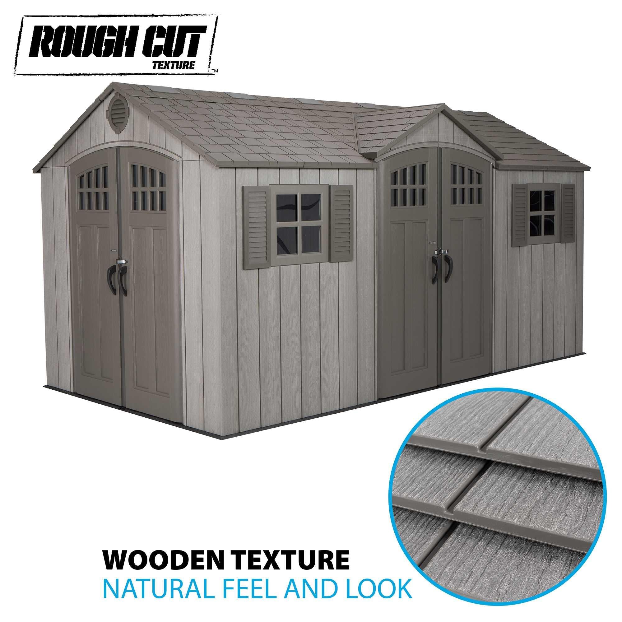 Lifetime 15 Ft X 8 Ft Outdoor Storage Shed - 60318