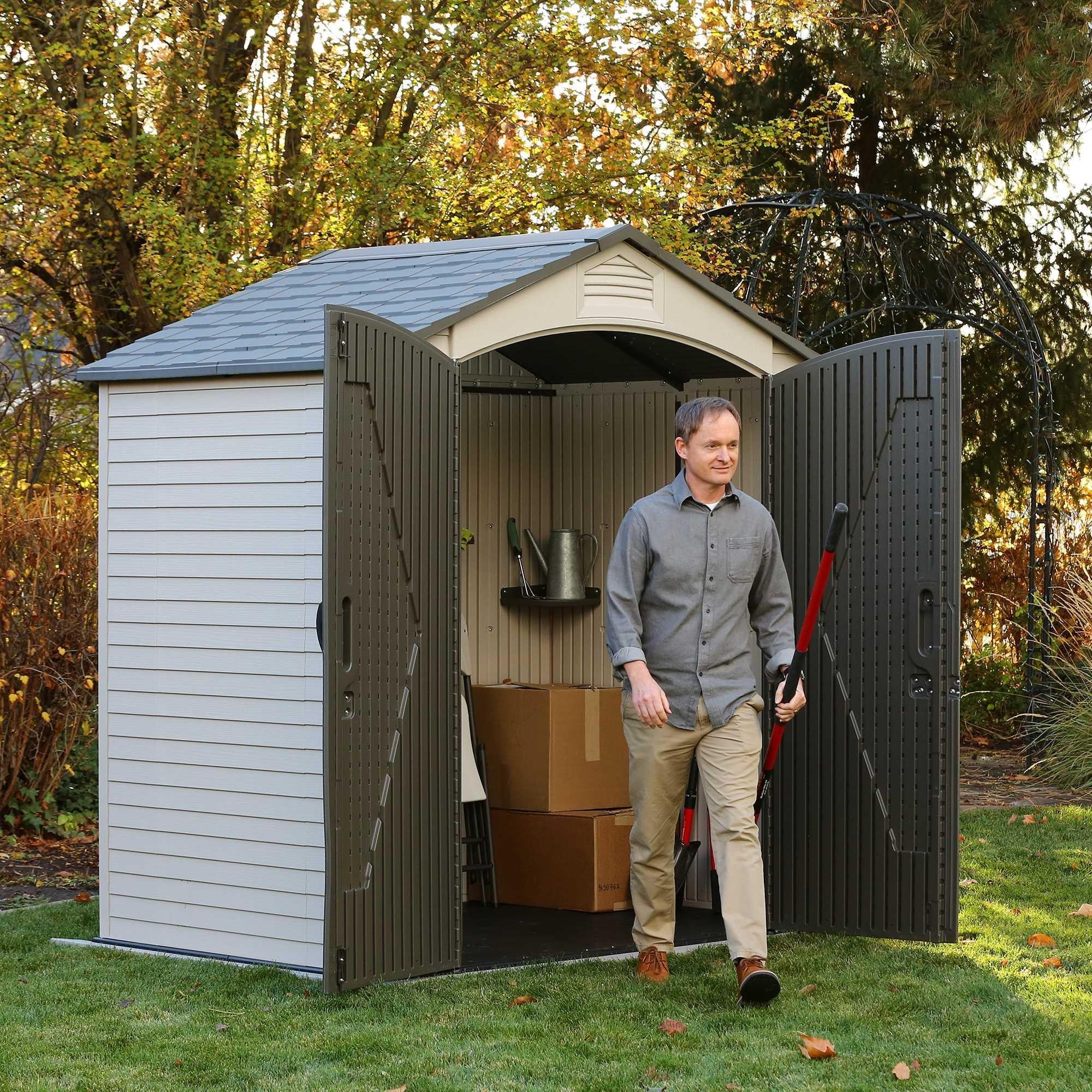 Lifetime 7 Ft. X 4.5 Ft. Outdoor Storage Shed - 60057
