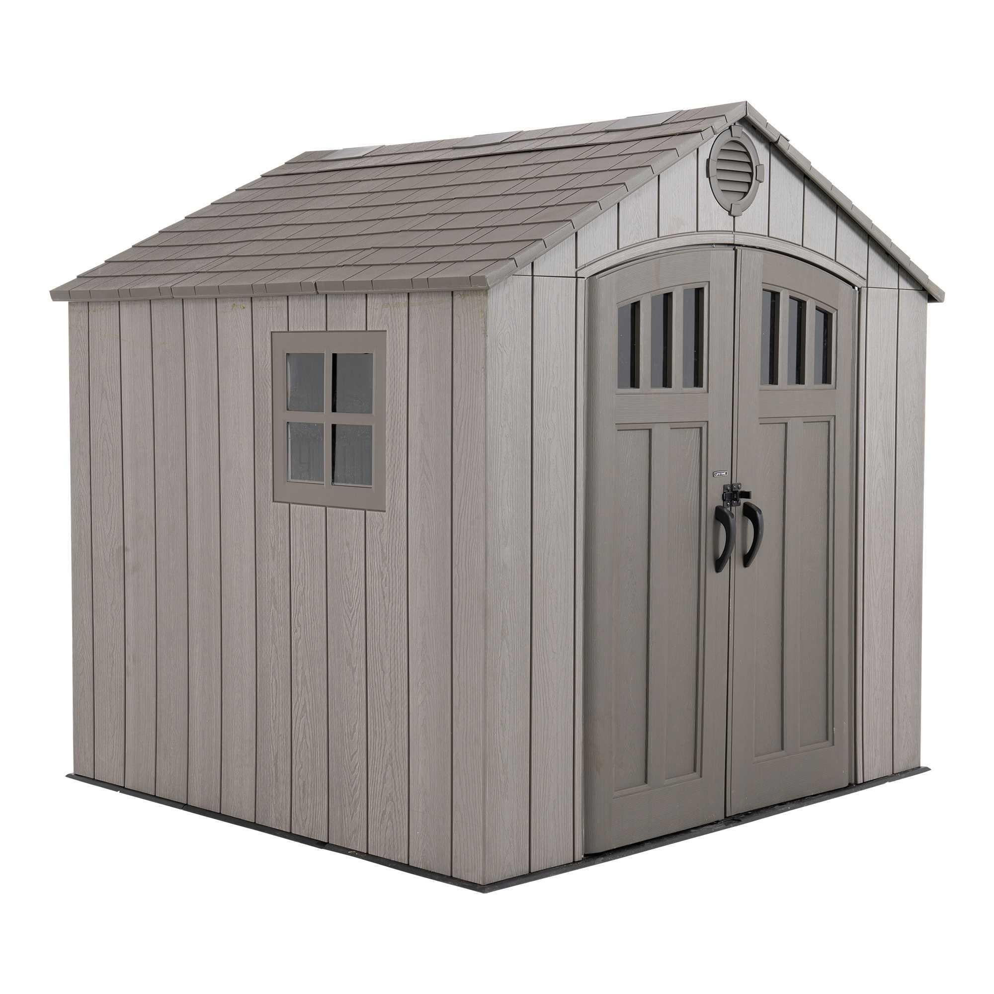 Lifetime 8 Ft. X 7.5 Ft. Outdoor Storage Shed - 60370