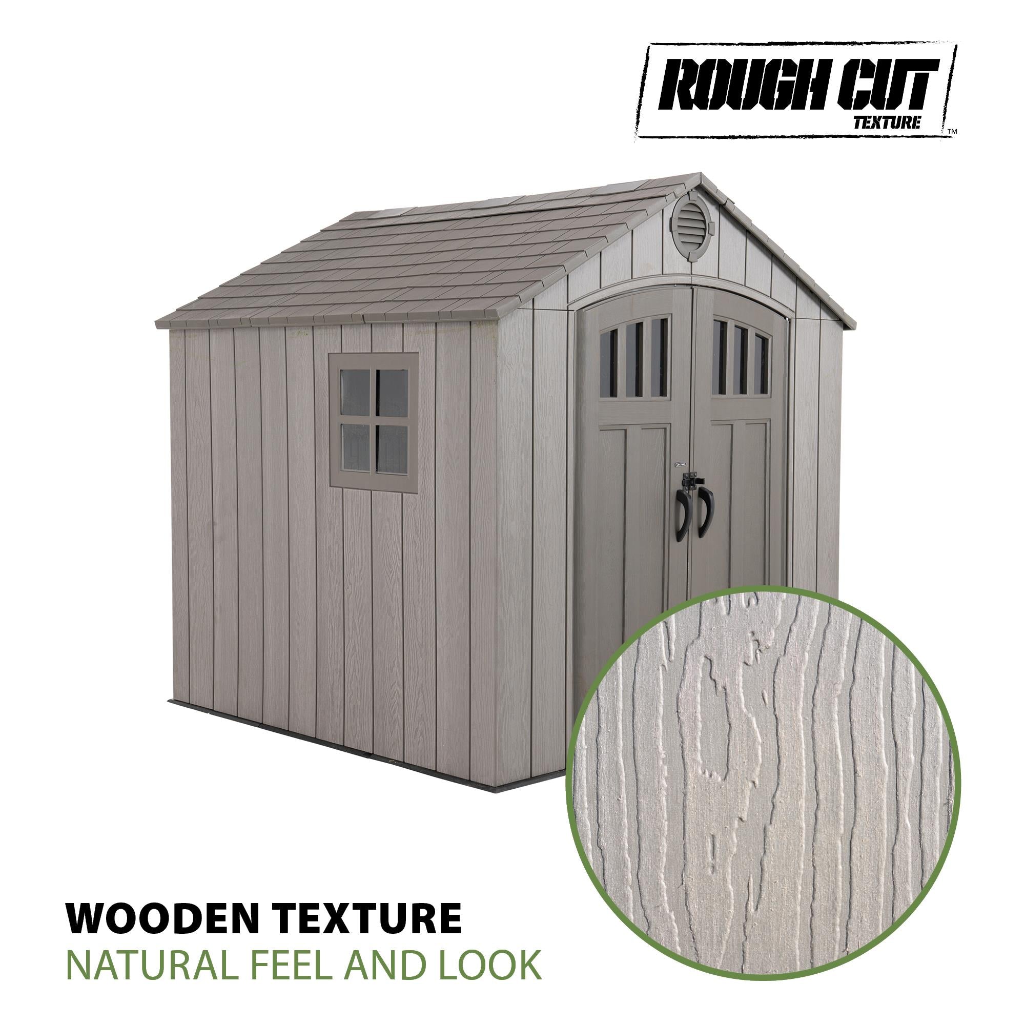 Lifetime 8 Ft. X 7.5 Ft. Outdoor Storage Shed - 60370