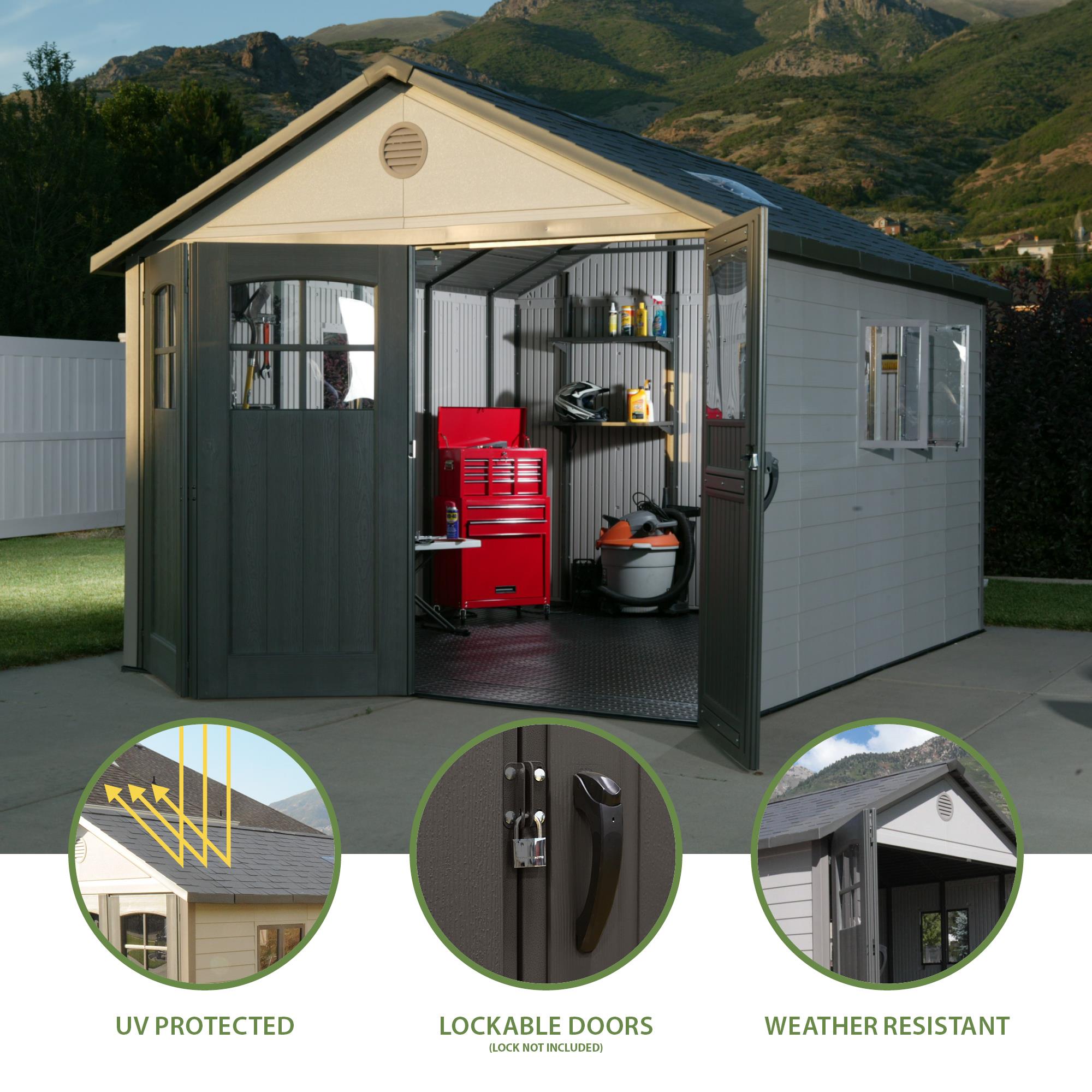 Lifetime 11 Ft. X 11 Ft. Outdoor Storage Shed - 60187