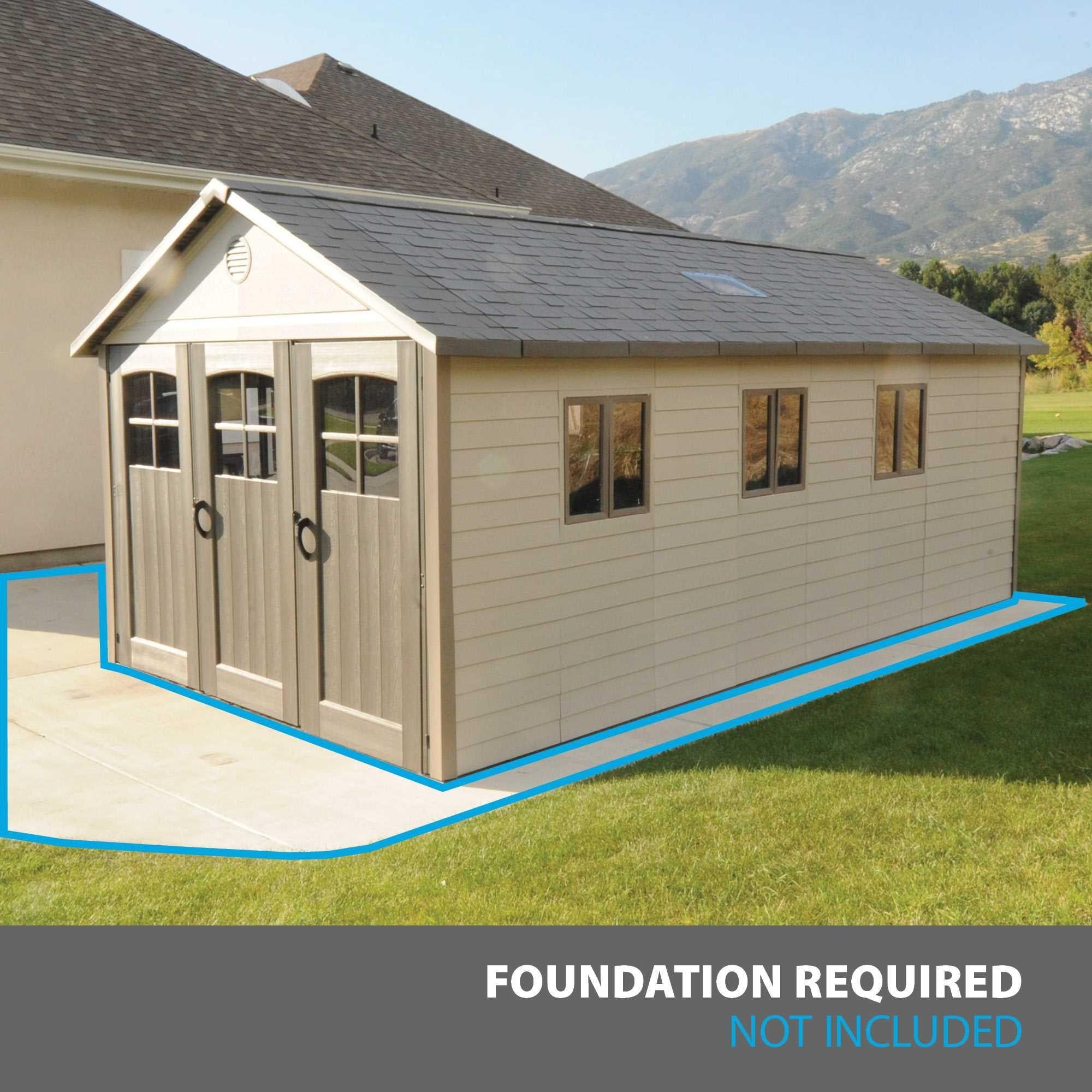 Lifetime 11 Ft. X 21 Ft. Outdoor Storage Shed - 60237