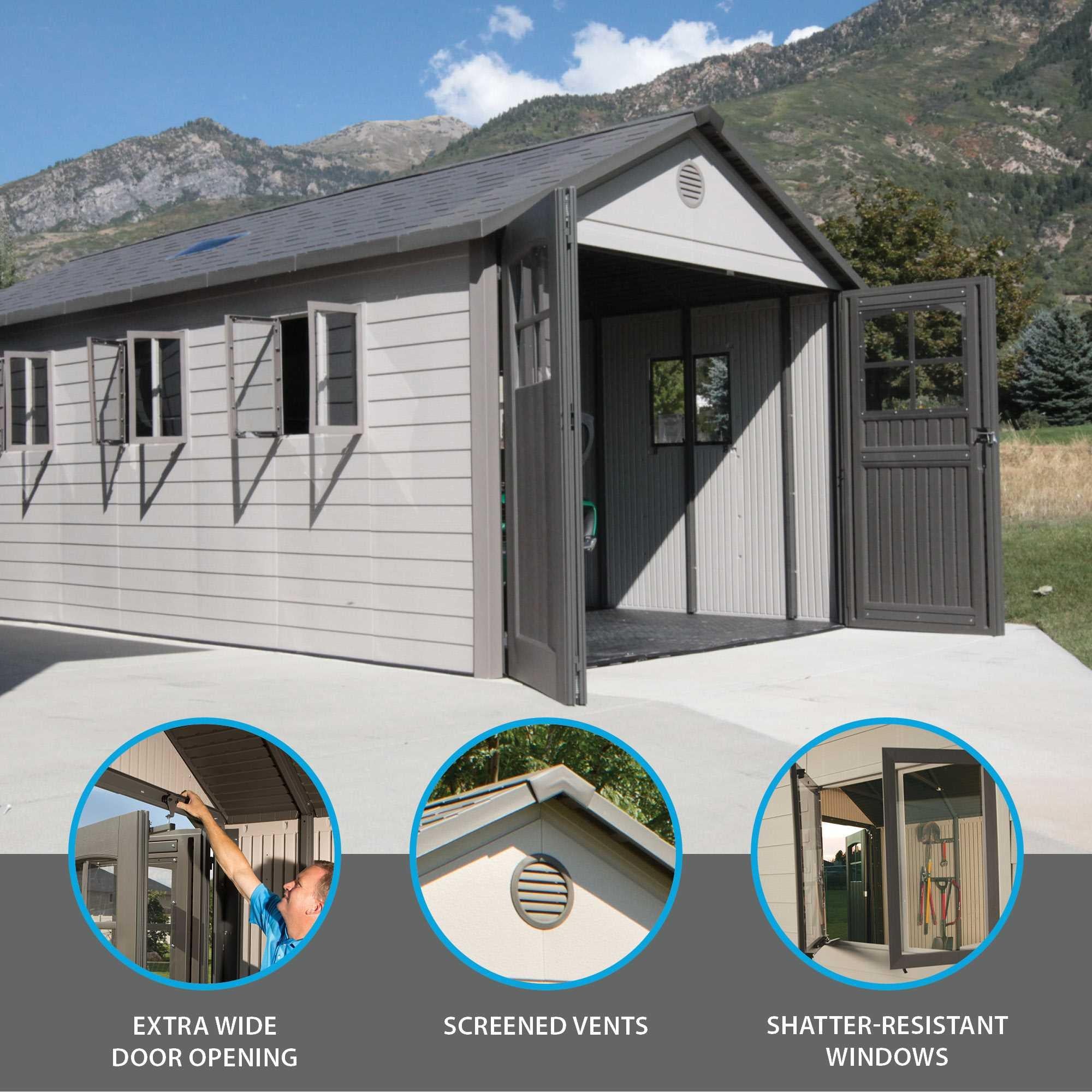Lifetime 11 Ft. X 21 Ft. Outdoor Storage Shed - 60237