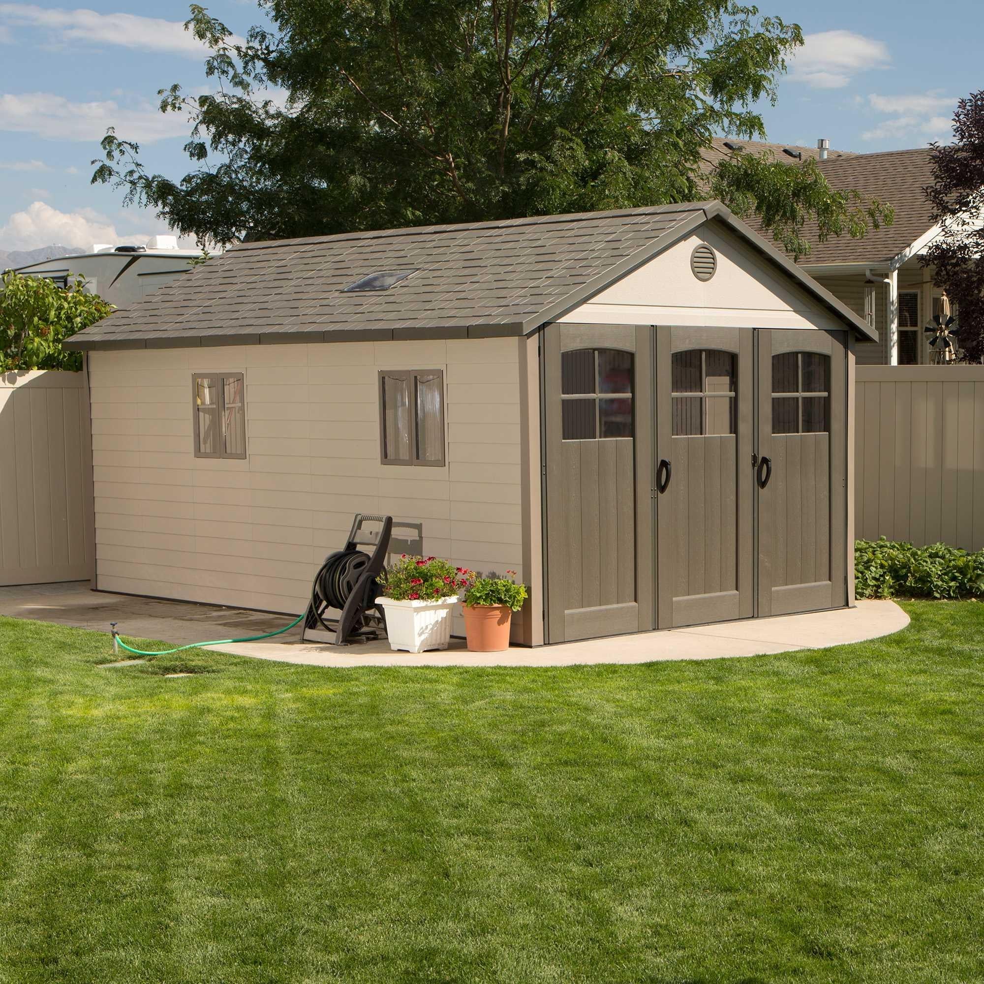 Lifetime 11 Ft. X 18.5 Ft. Outdoor Storage Shed - 60236