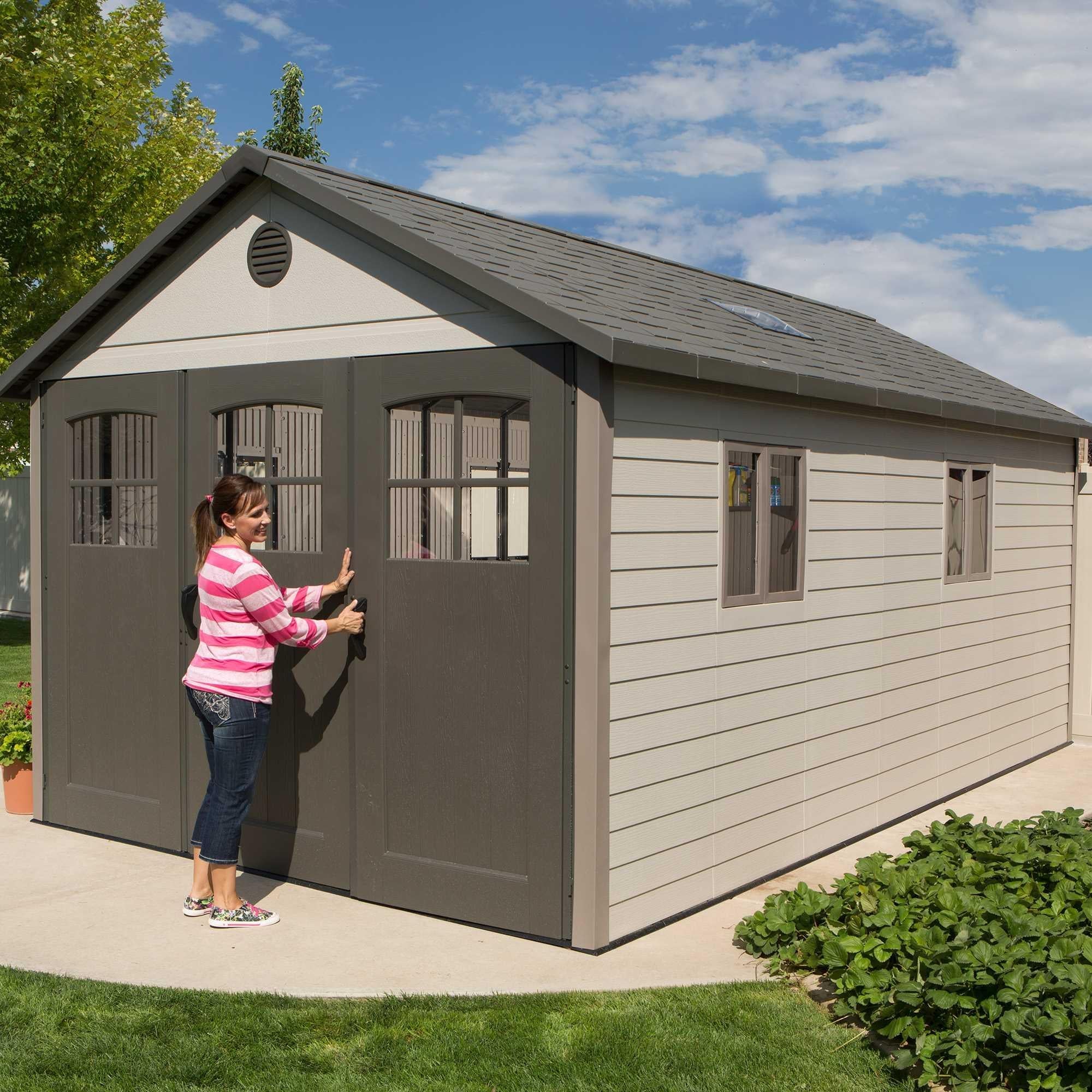 Lifetime 11 Ft. X 18.5 Ft. Outdoor Storage Shed - 60236