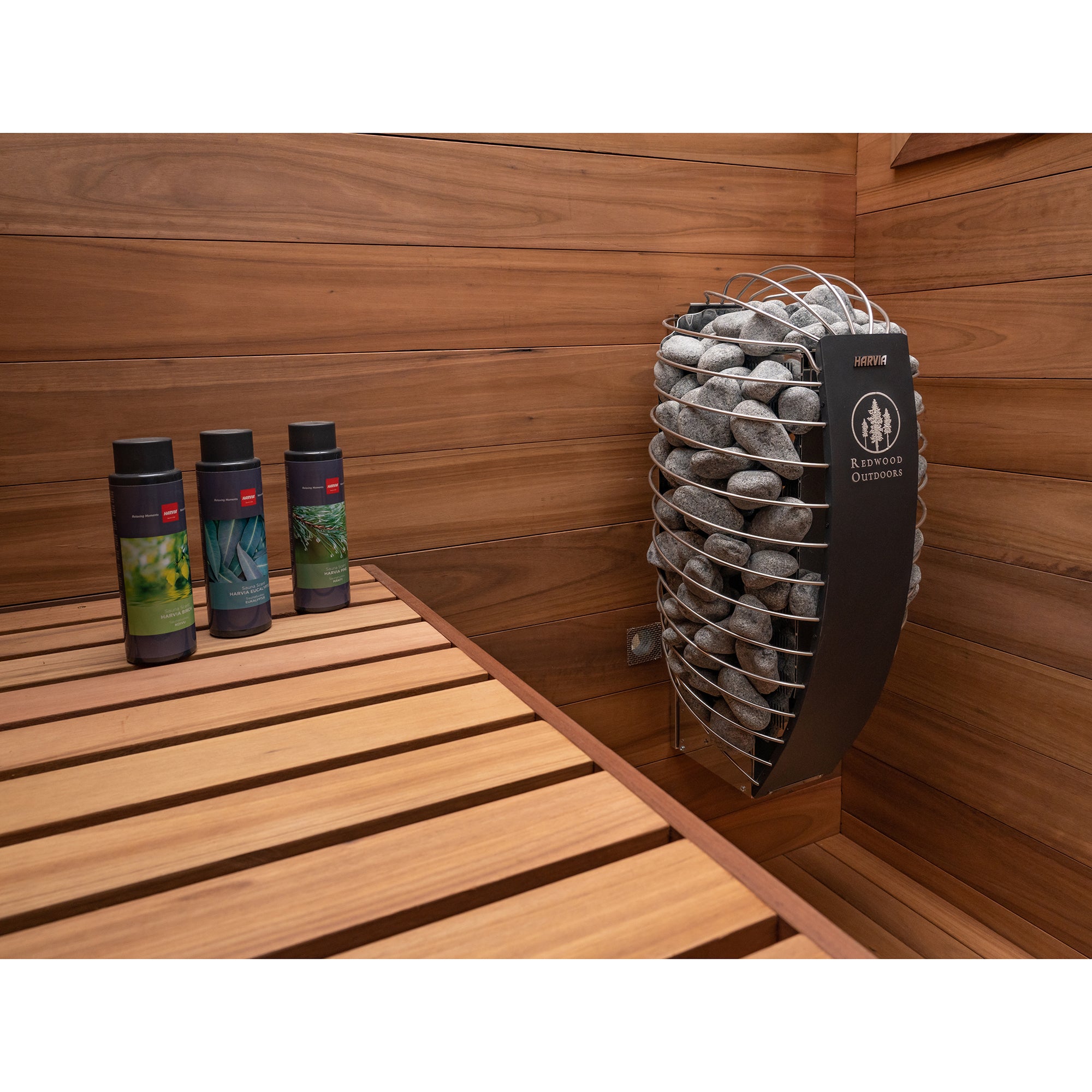 Redwood Outdoors 3-Person Oasis Outdoor Sauna SN-CBK-E3K001F