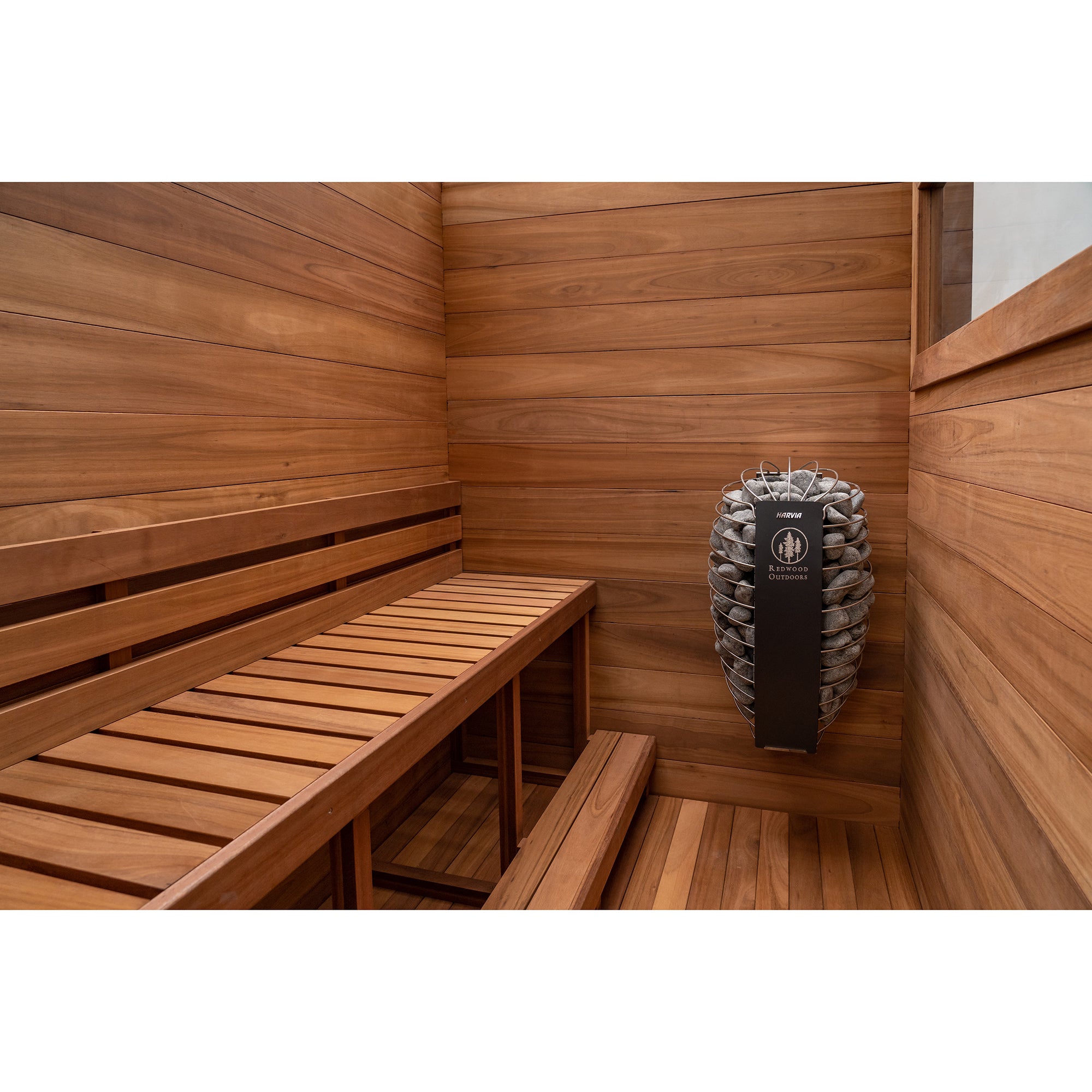 Redwood Outdoors 3-Person Oasis Outdoor Sauna SN-CBK-E3K001F