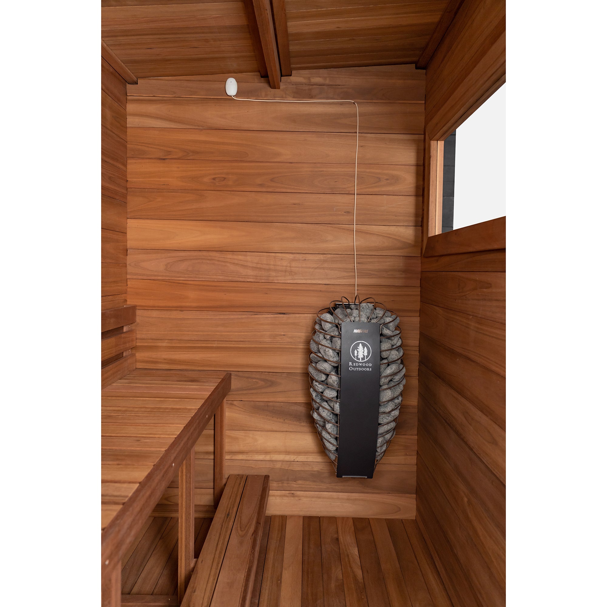 Redwood Outdoors 3-Person Oasis Outdoor Sauna SN-CBK-E3K001F