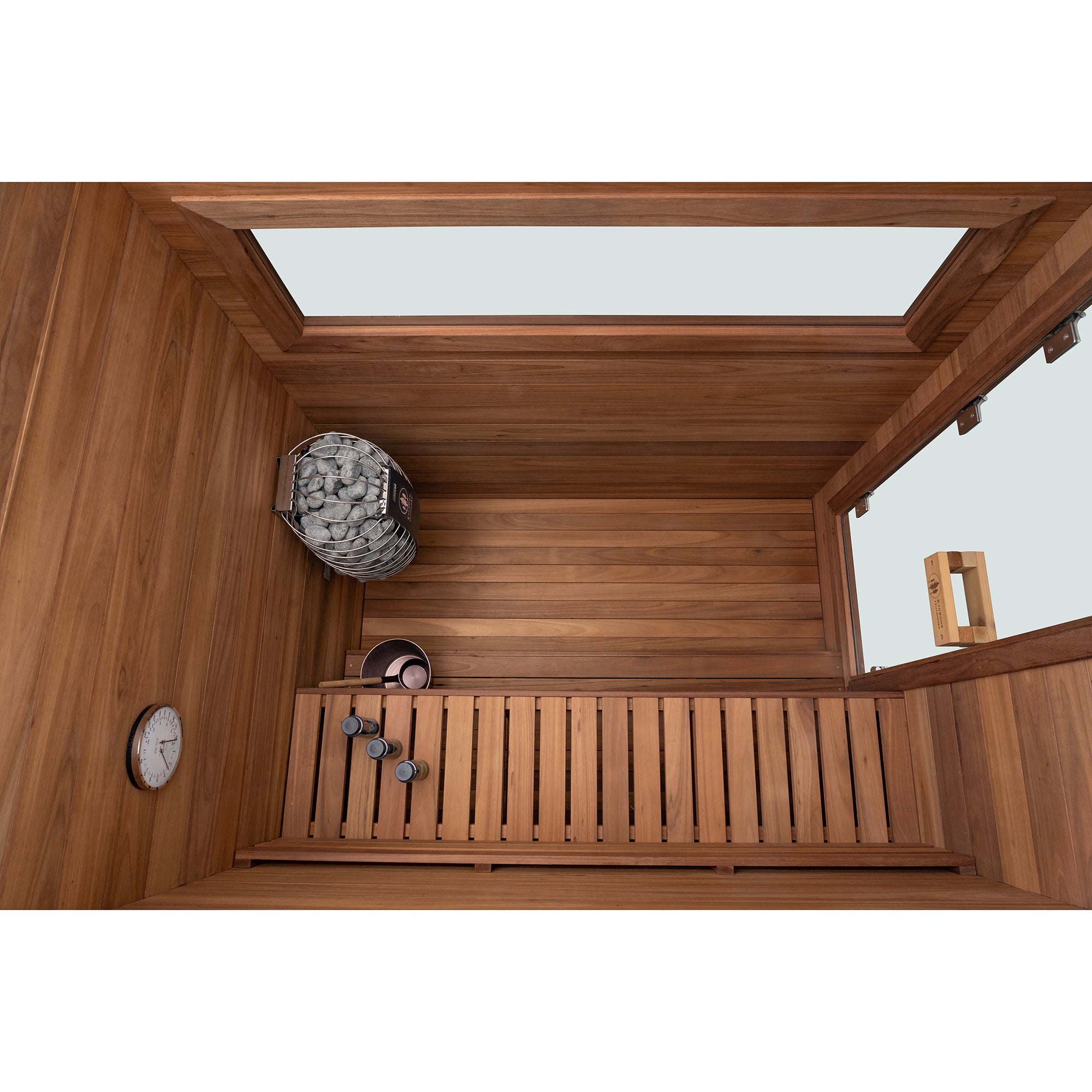 Redwood Outdoors 3-Person Oasis Outdoor Sauna SN-CBK-E3K001F
