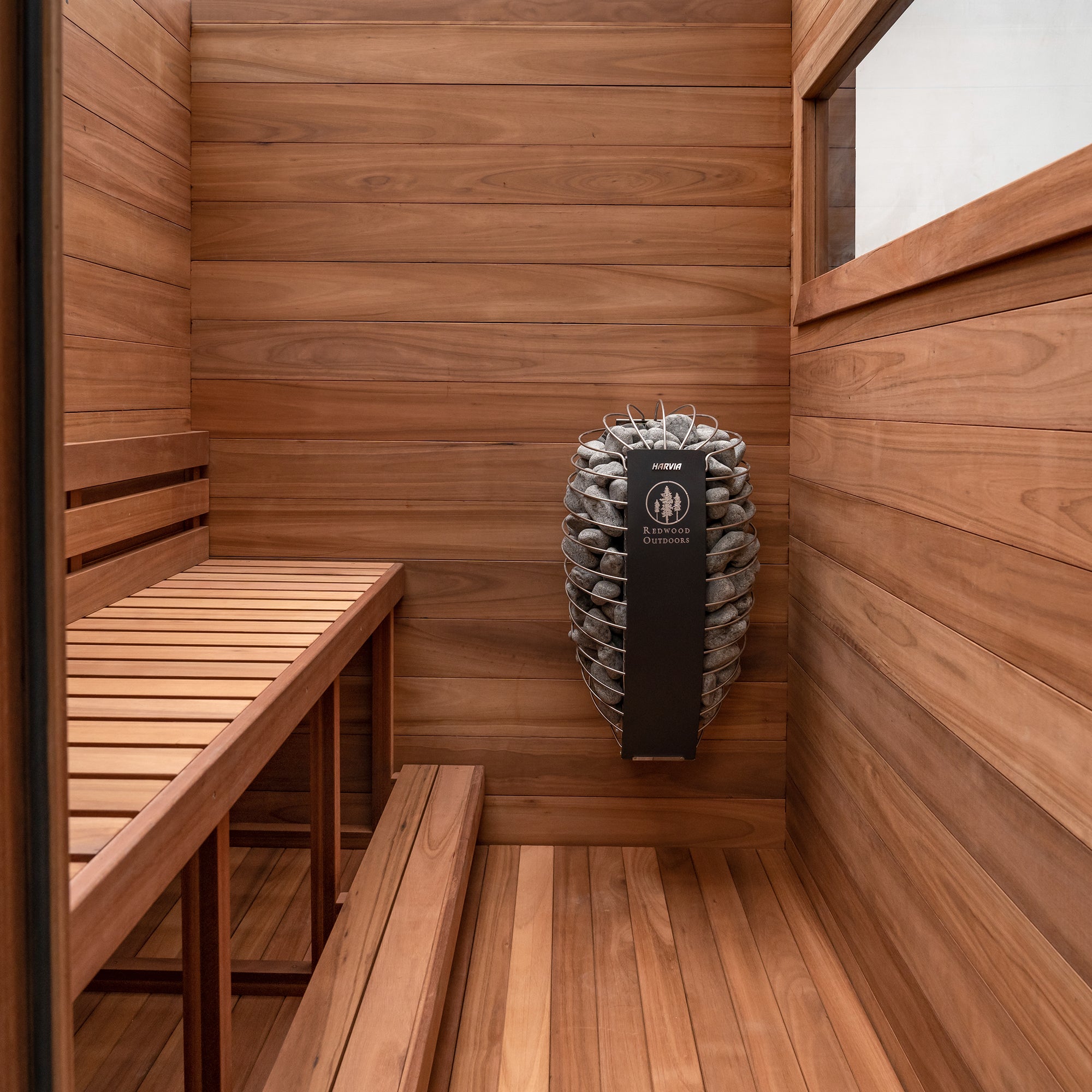 Redwood Outdoors 3-Person Oasis Outdoor Sauna SN-CBK-E3K001F