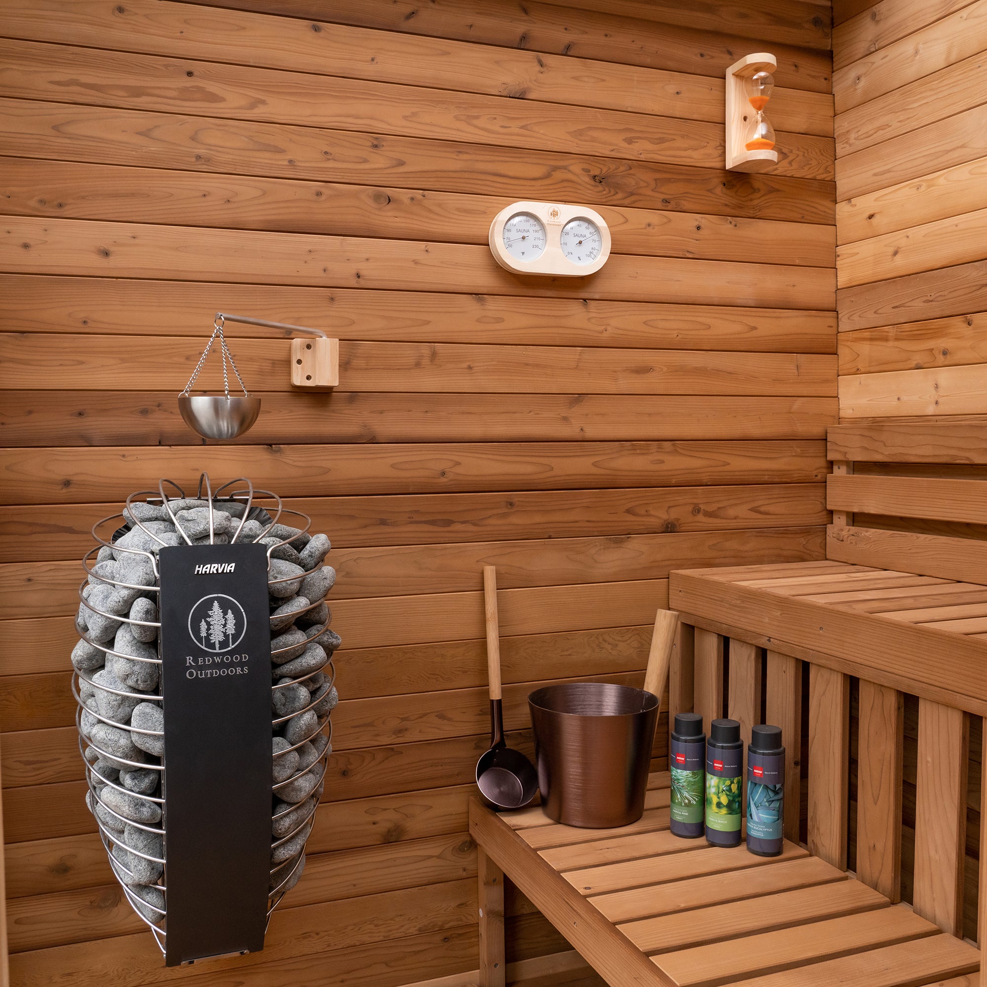 Redwood Outdoors 4-Person Sanctuary Indoor Sauna SN-IBU-H4K001F