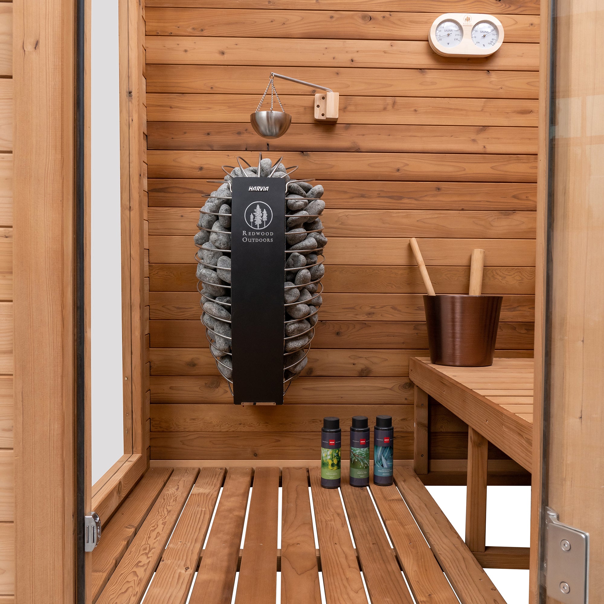 Redwood Outdoors 4-Person Sanctuary Indoor Sauna SN-IBU-H4K001F