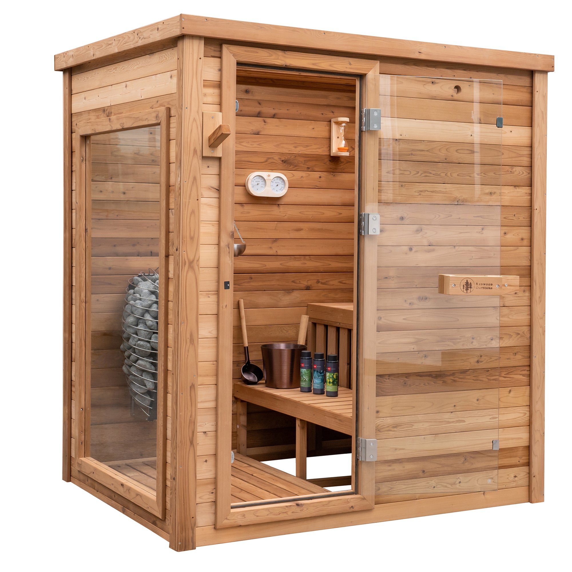 Redwood Outdoors 4-Person Sanctuary Indoor Sauna SN-IBU-H4K001F