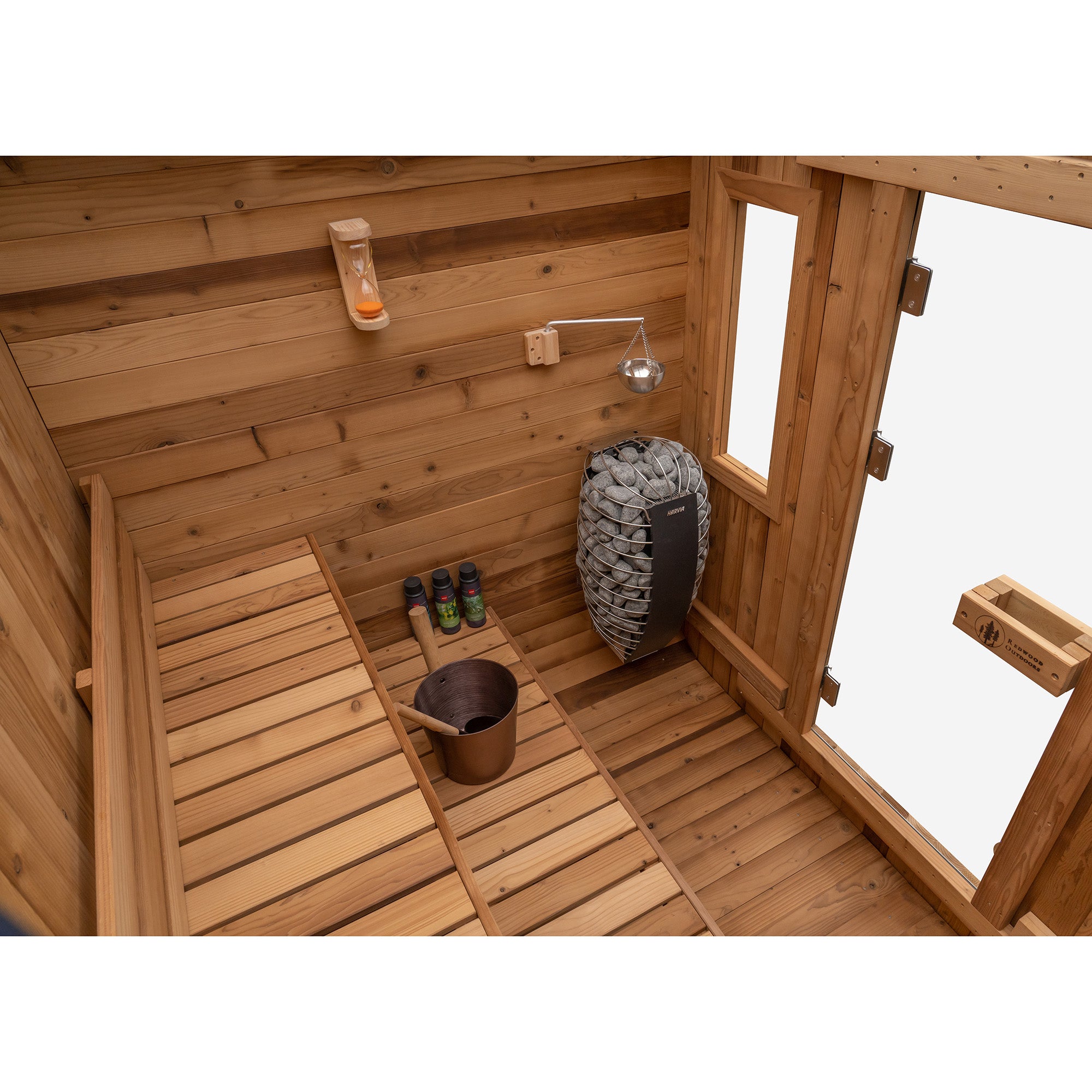 Redwood Outdoors 6-Person Summit Outdoor Sauna SN-QBU-H6K001F