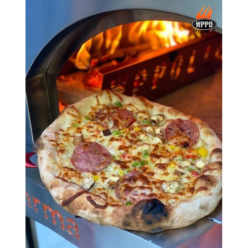 WPPO Karma 32" PRO Stainless Steel Wood Burning Pizza Oven