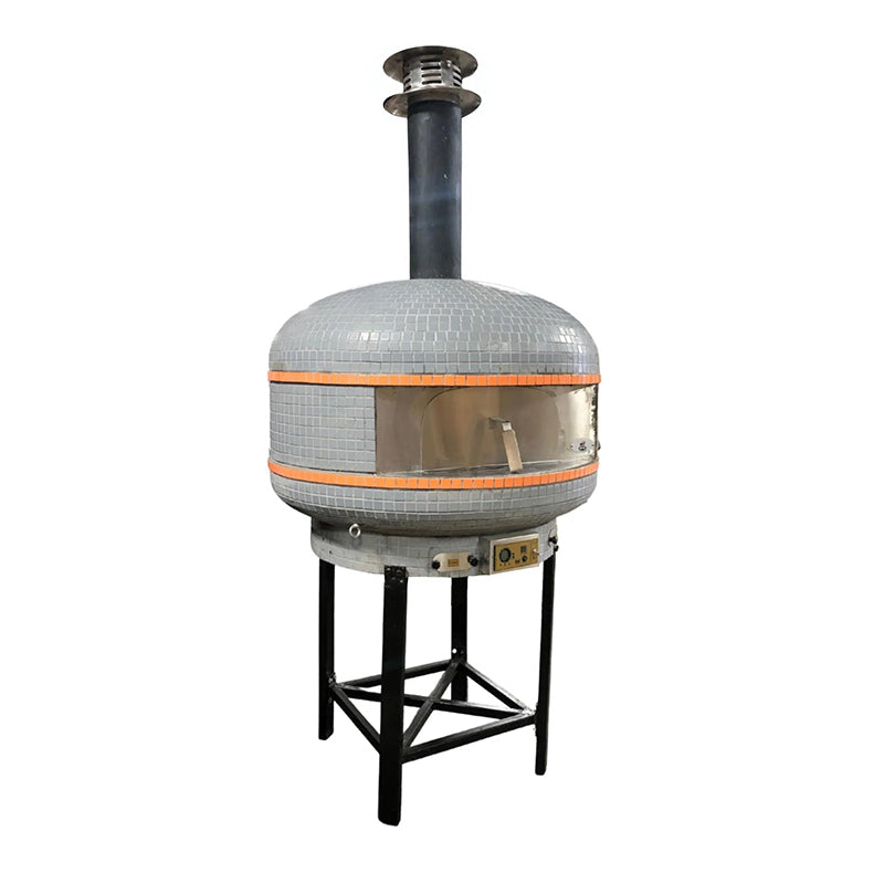 WPPO PRO Lava 40" Digital Controlled Wood Burning Pizza Oven