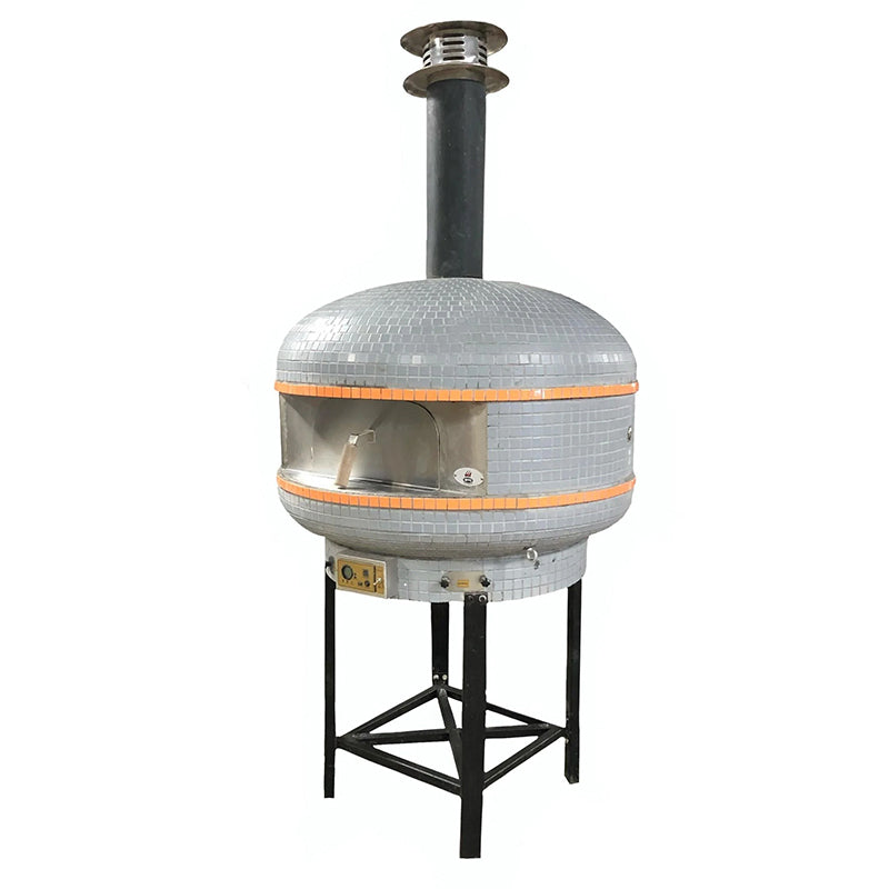 WPPO PRO Lava 48" Digital Controlled Wood Burning Pizza Oven