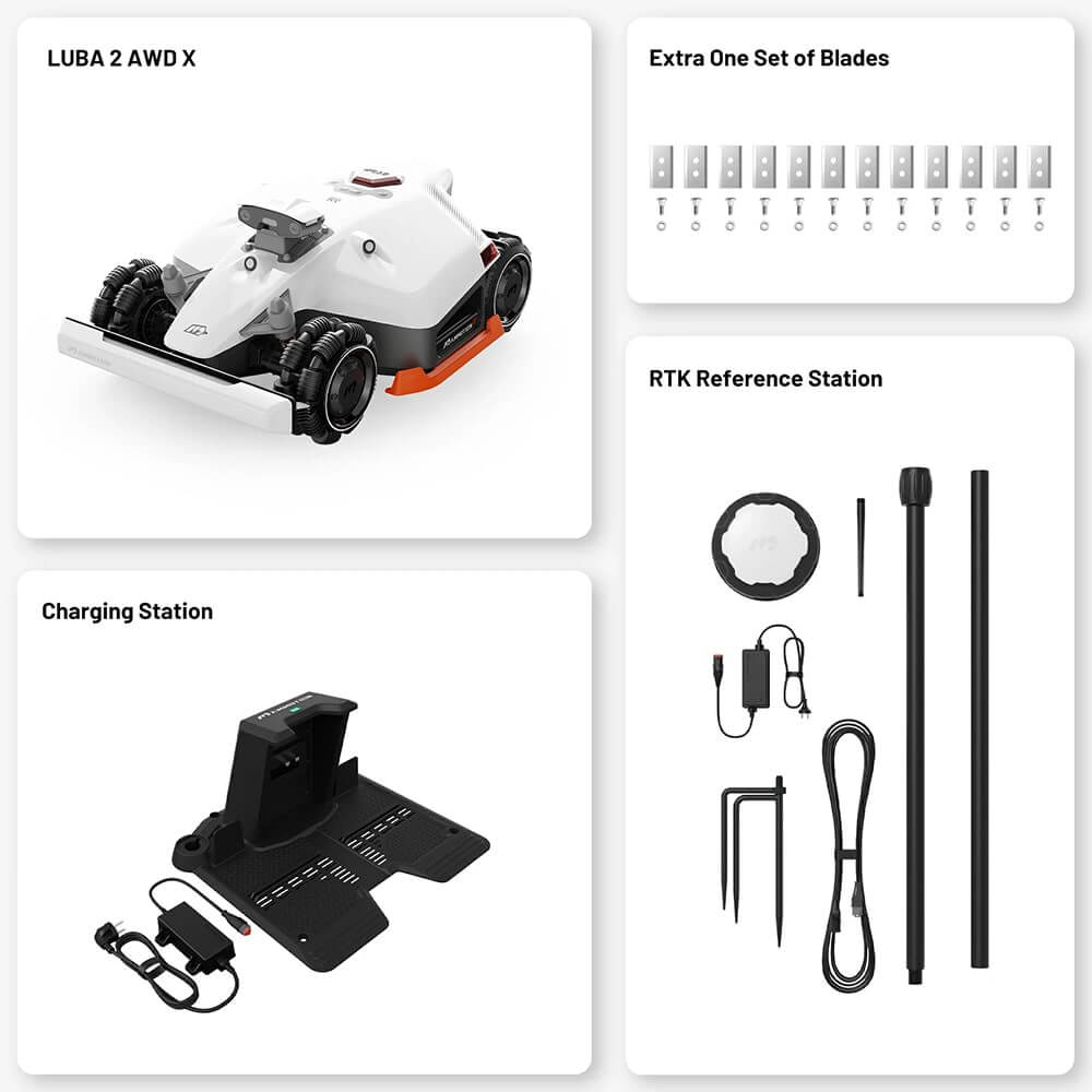 MAMMOTION LUBA 2 AWD Robot Lawn Mower